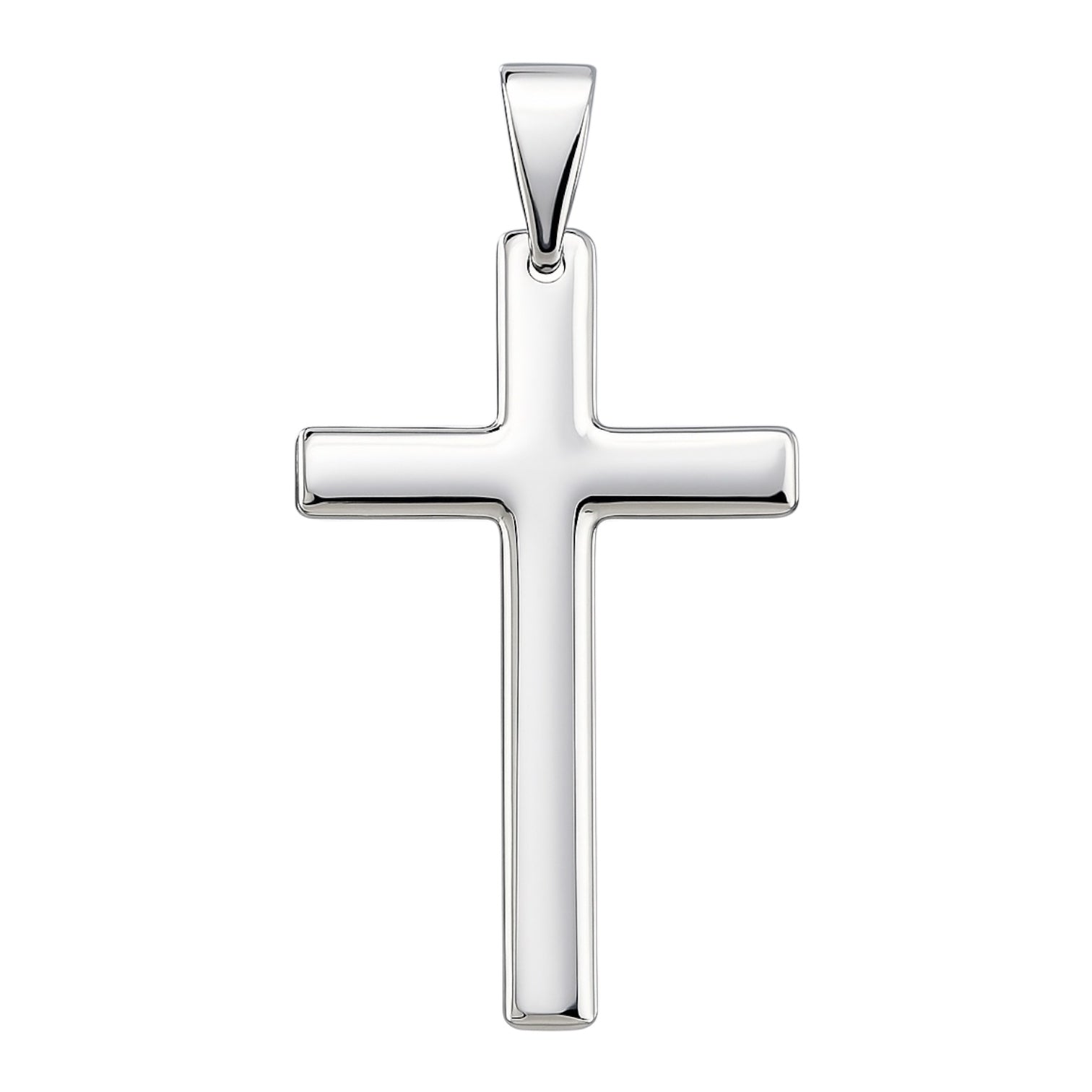 Sterling Silver Plain Cross Pendant