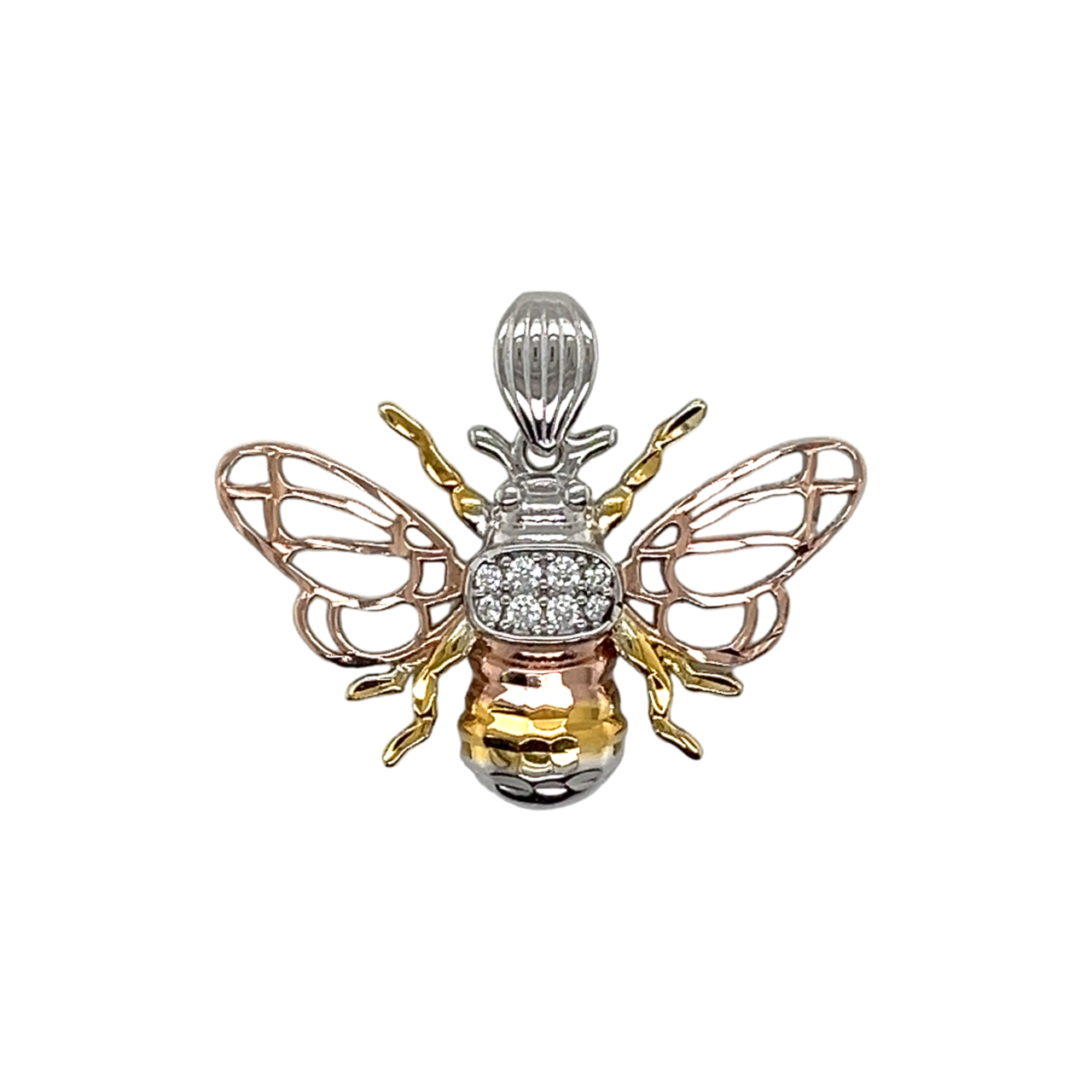 925 Mexican Sterling Silver Butterfly Pendant