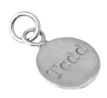 Sterling Silver Tiny Rounded Engravable Pendant - Atlanta Jewelers Supply