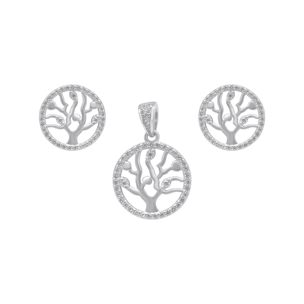 Sterling Silver Tree of Life Earring/Pendant Set