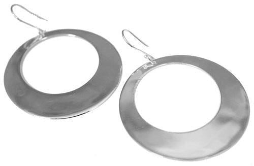 German Silver Round Cut-Out Earrings - Atlanta Jewelers Supply