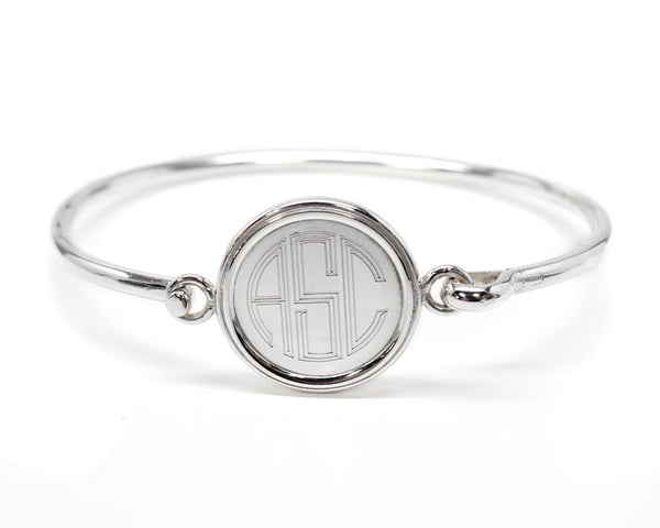 Engravable German Silver Circle Bracelet - Atlanta Jewelers Supply