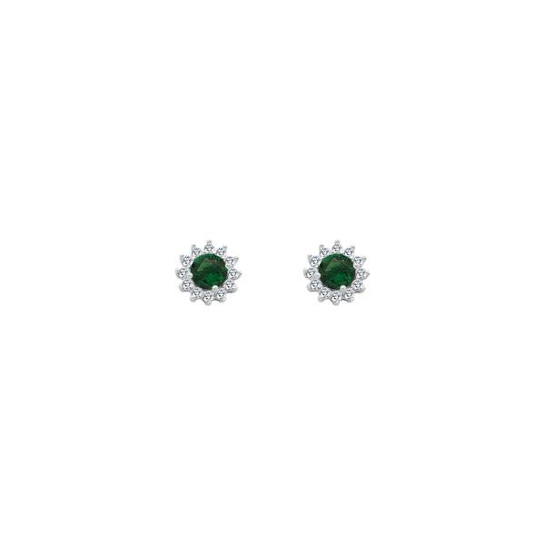CZ Colored Stone With Tear Halo - Atlanta Jewelers Supply