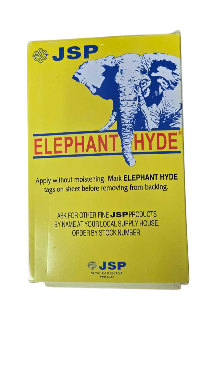 JSP Elephant Hyde Jewelry repair Round White tags