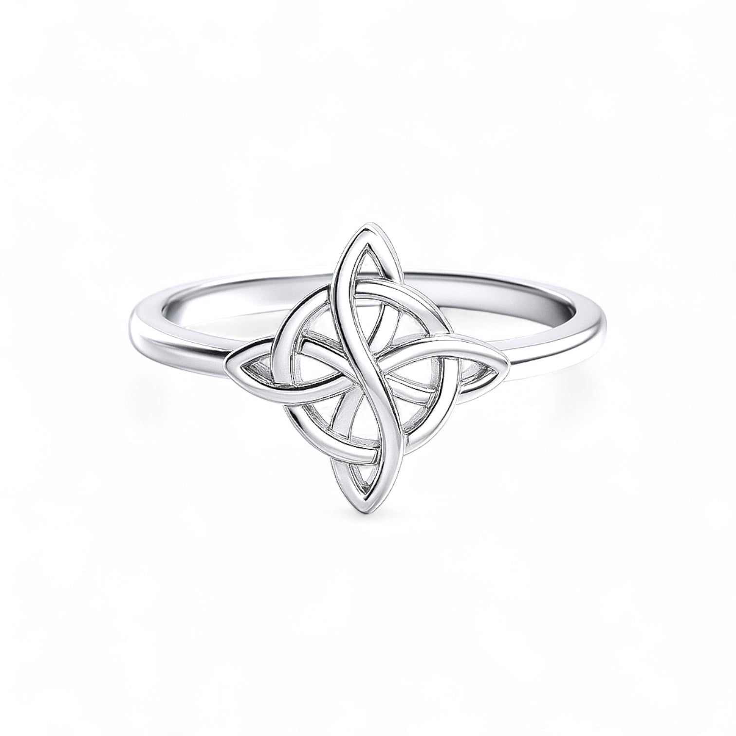 Sterling Silver Quaternary Celtic Knot Ring