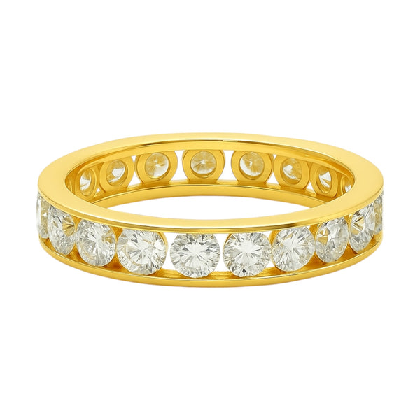 Sterling Silver Moissanite 3.25CT Eternity Band