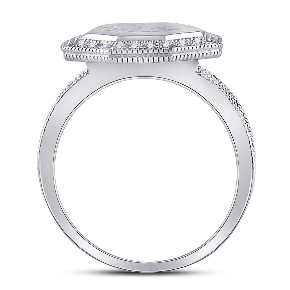 Sterling Silver Engravable Lisa Ring