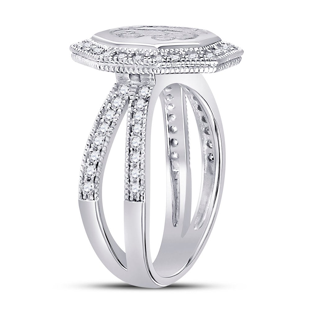 Sterling Silver Engravable Lisa Ring