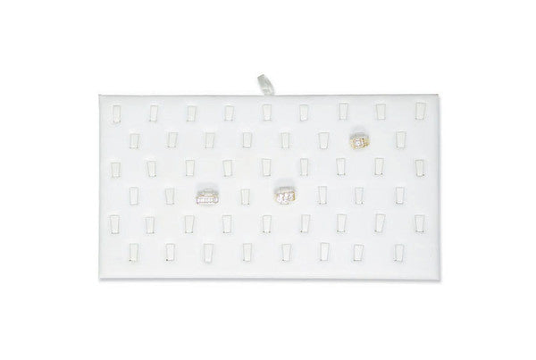 Leatherette Ring Pad Clip(White)