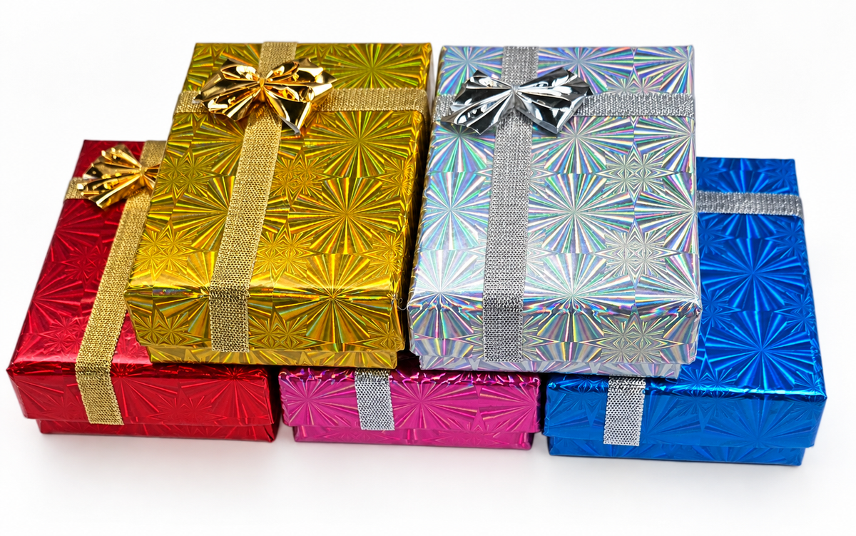 Small Hologram Pendant & Ring Insert Box (Case of 72)