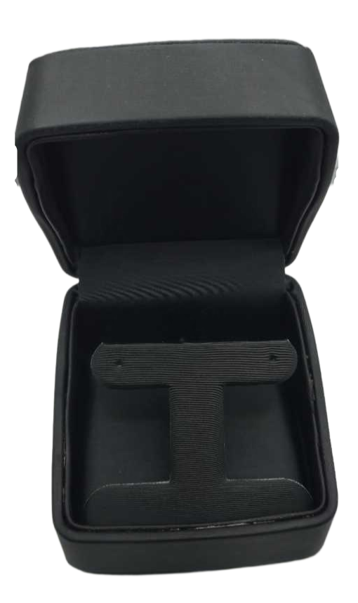 Leatherette Pop-up T bar Earring Box