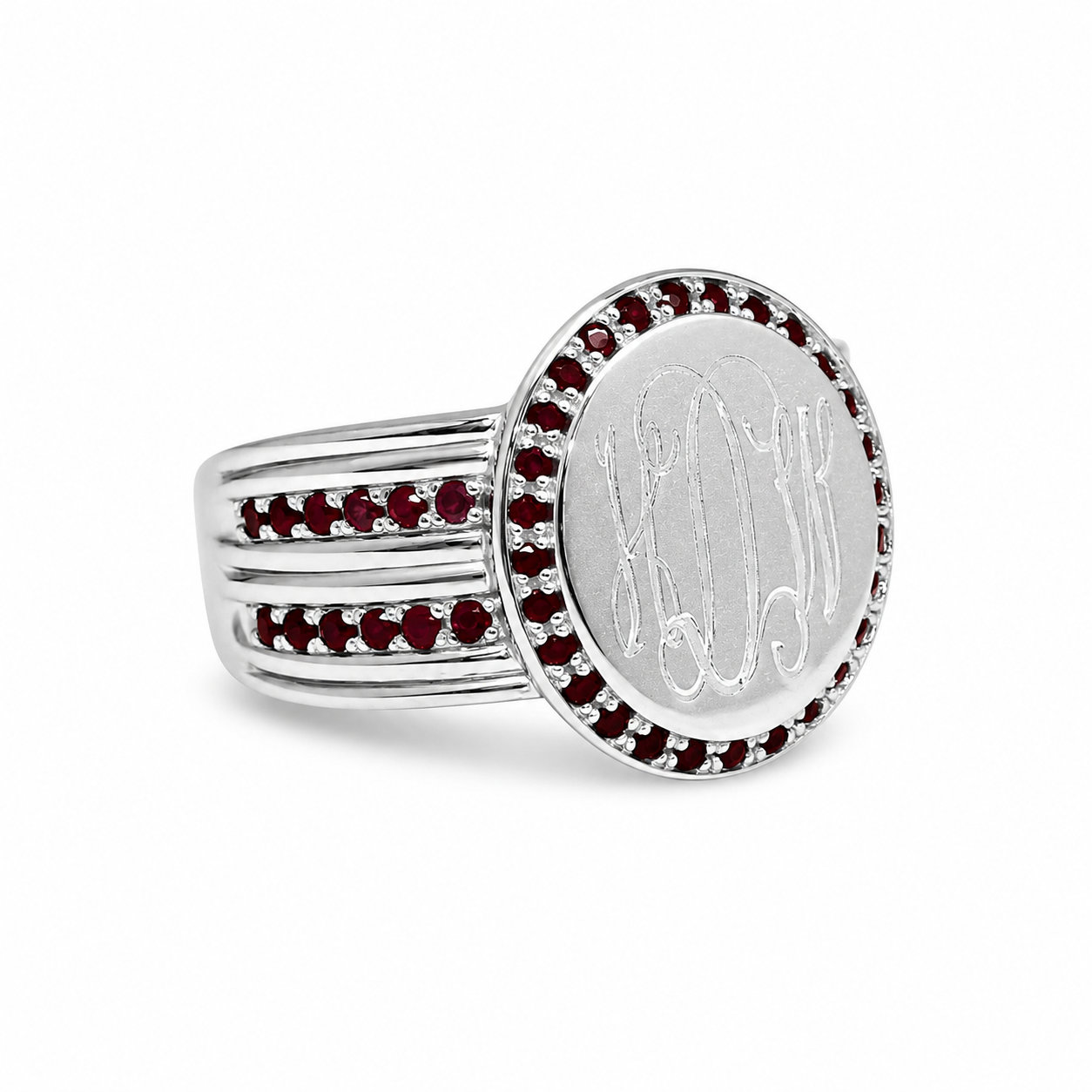 Sterling Silver Ruby Ring