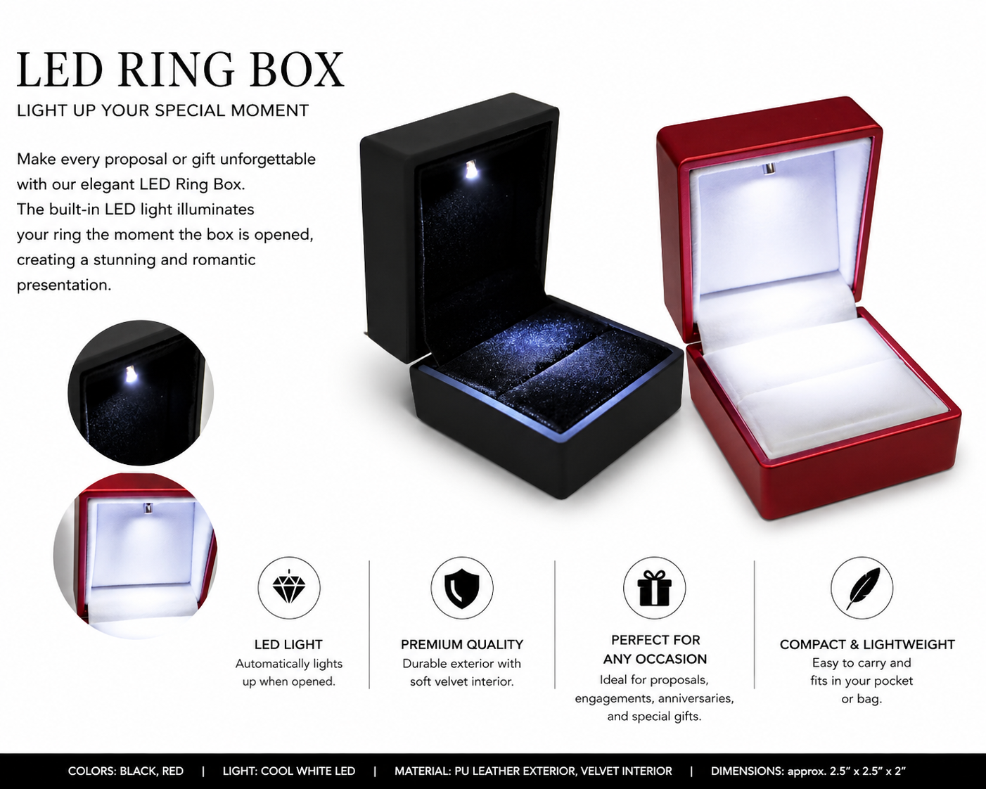 LED Ring Box