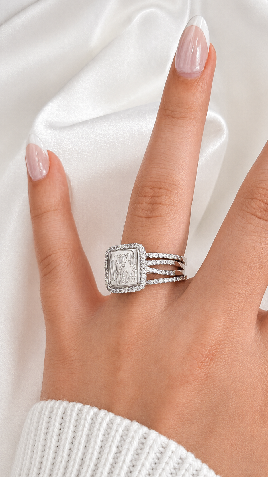 Sterling Silver Stackable Sawyer Ring