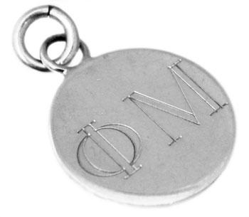 Stainless Steel Engravable 20mm Round Pendant