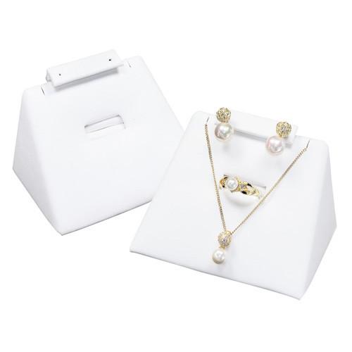 All-White Earring/Ring/Necklace Combo Display