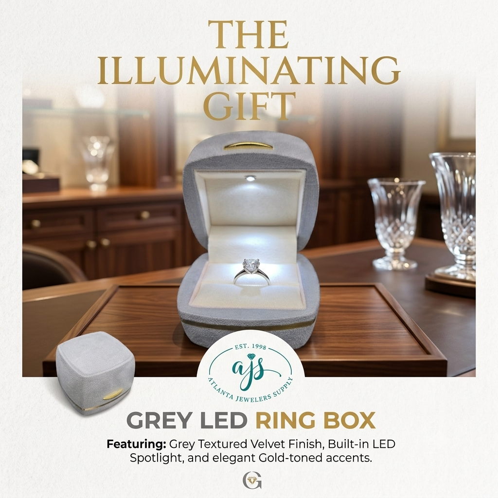 Led Gold Trim Ring Box