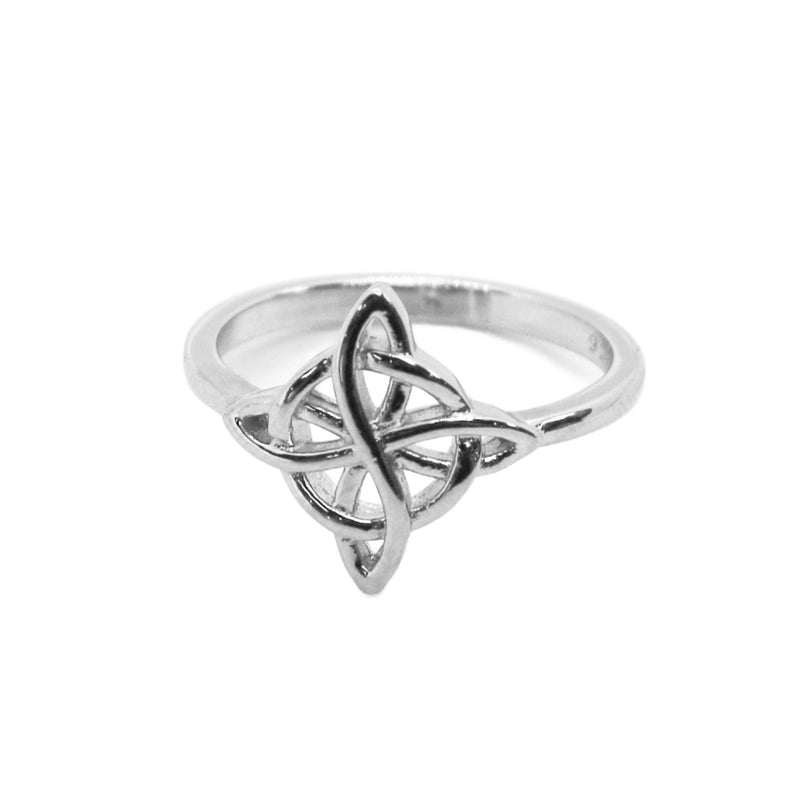 Sterling Silver Quaternary Celtic Knot Ring