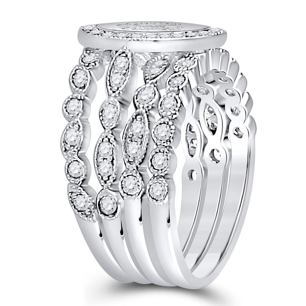 Sterling Silver Engravable Decorative Band Stackable Rings