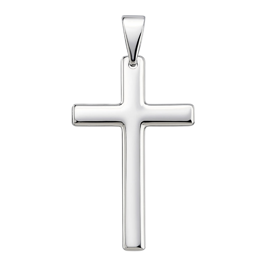 Sterling Silver Plain Cross Pendant