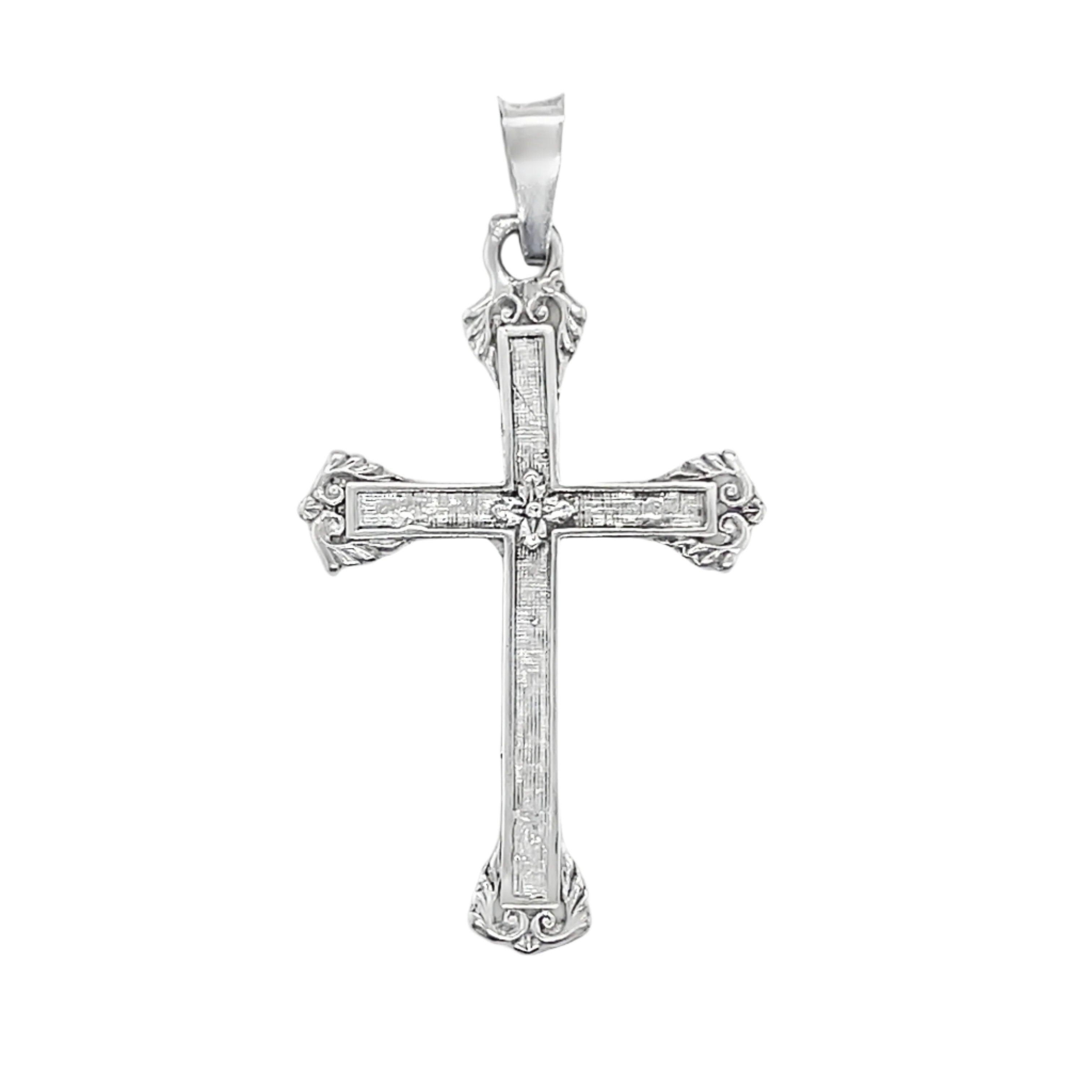 Sterling Silver Vintage Cross Pendant