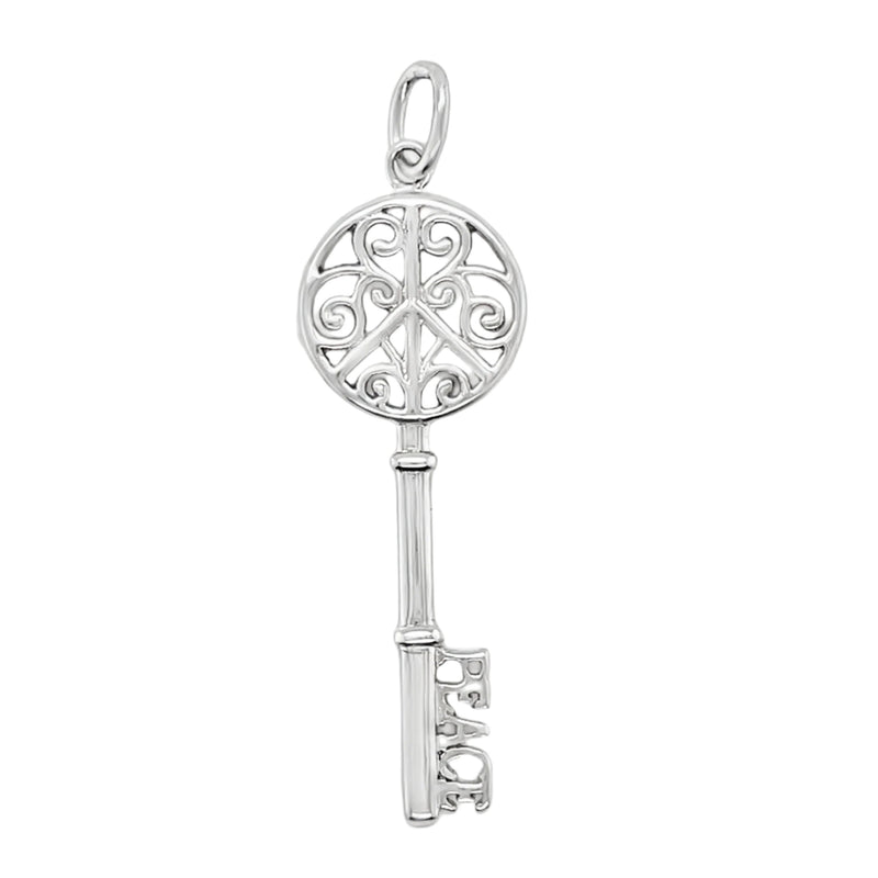 Sterling Silver 3 Diamond Shape Vertical Pendant