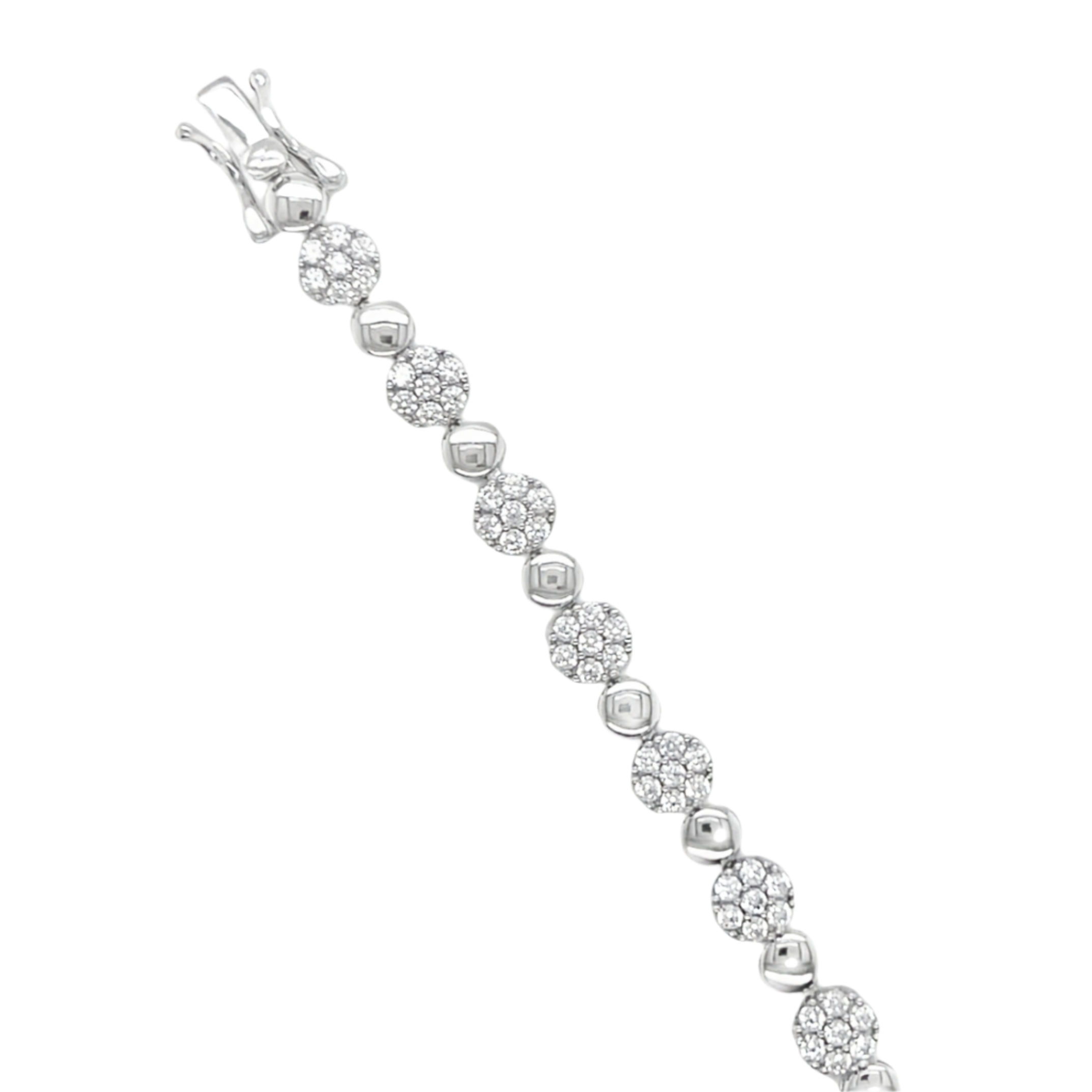 925 Sterling Silver  Alternative CZ Bracelet