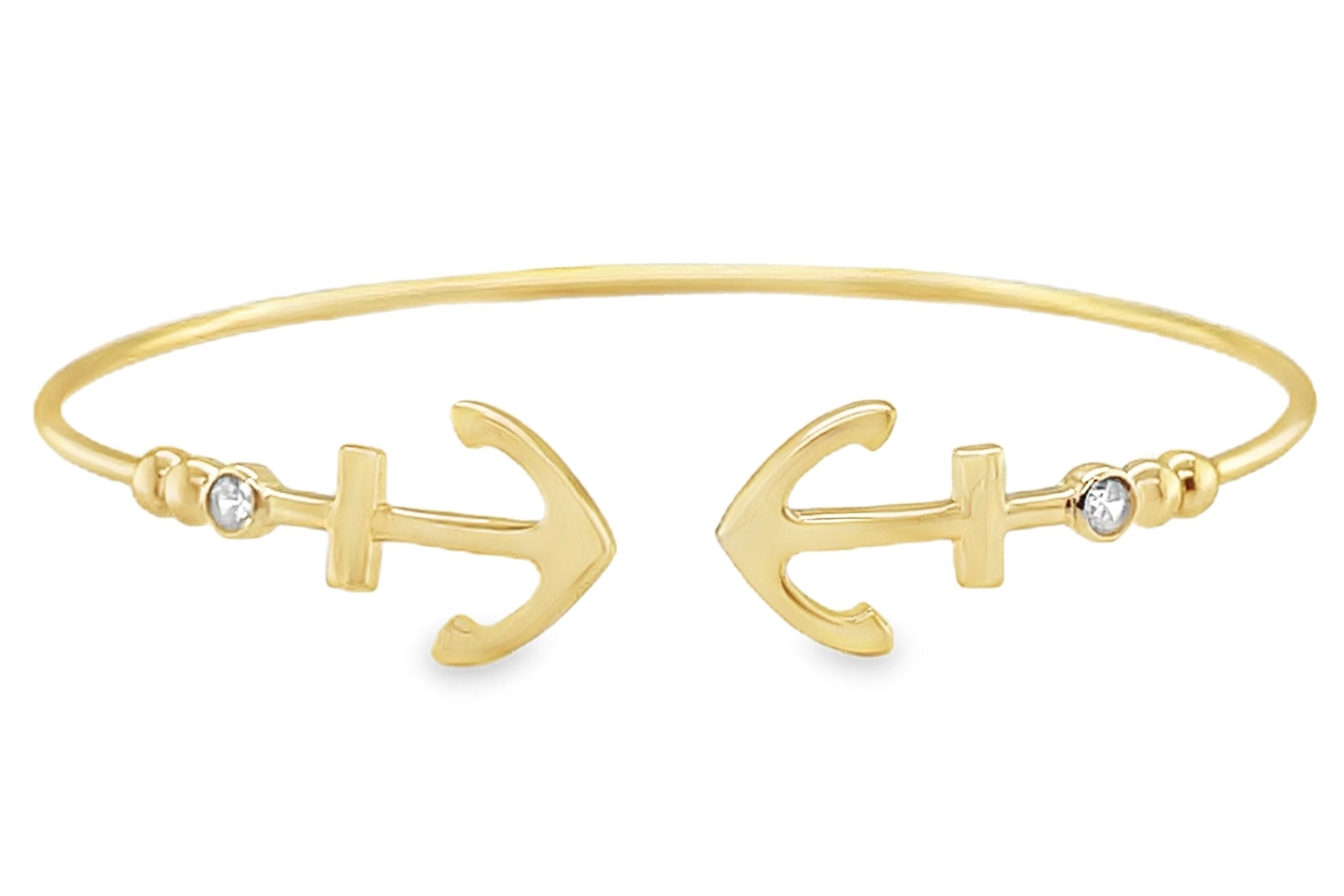 Anchor Open Bangle