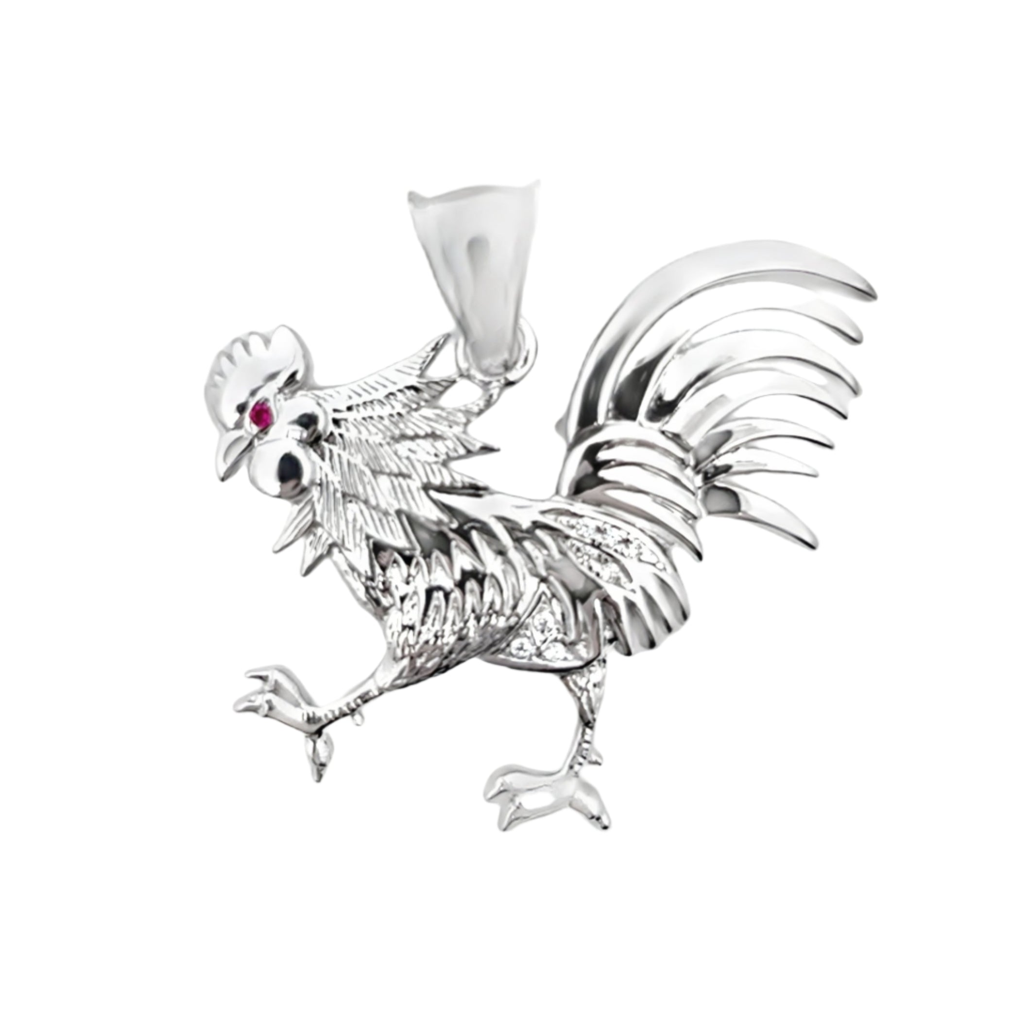 925 Sterling Silver Roaster Pendant