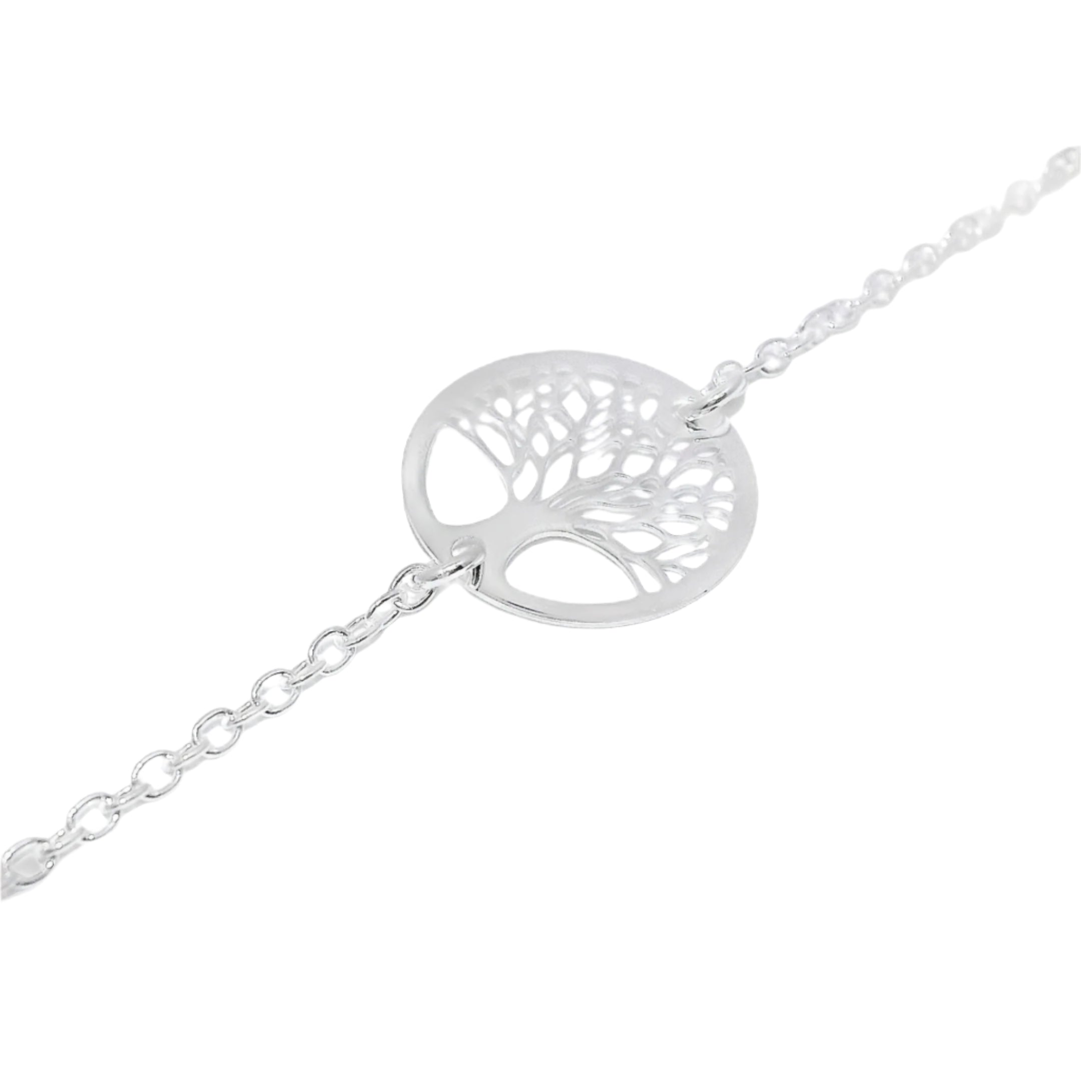 Sterling Silver Tree Of Life Bracelet