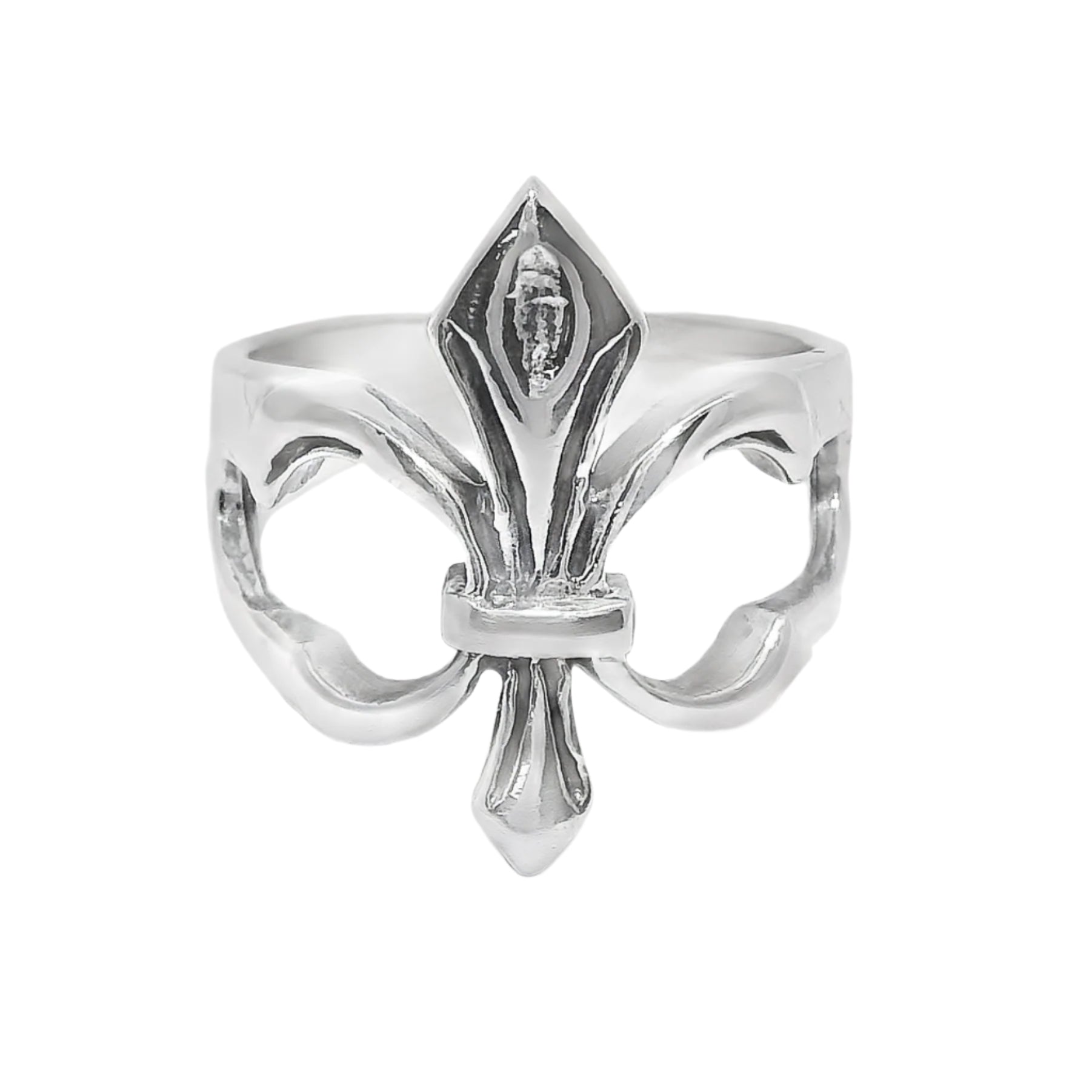 Sterling Silver Fleur-De-Lis Ring