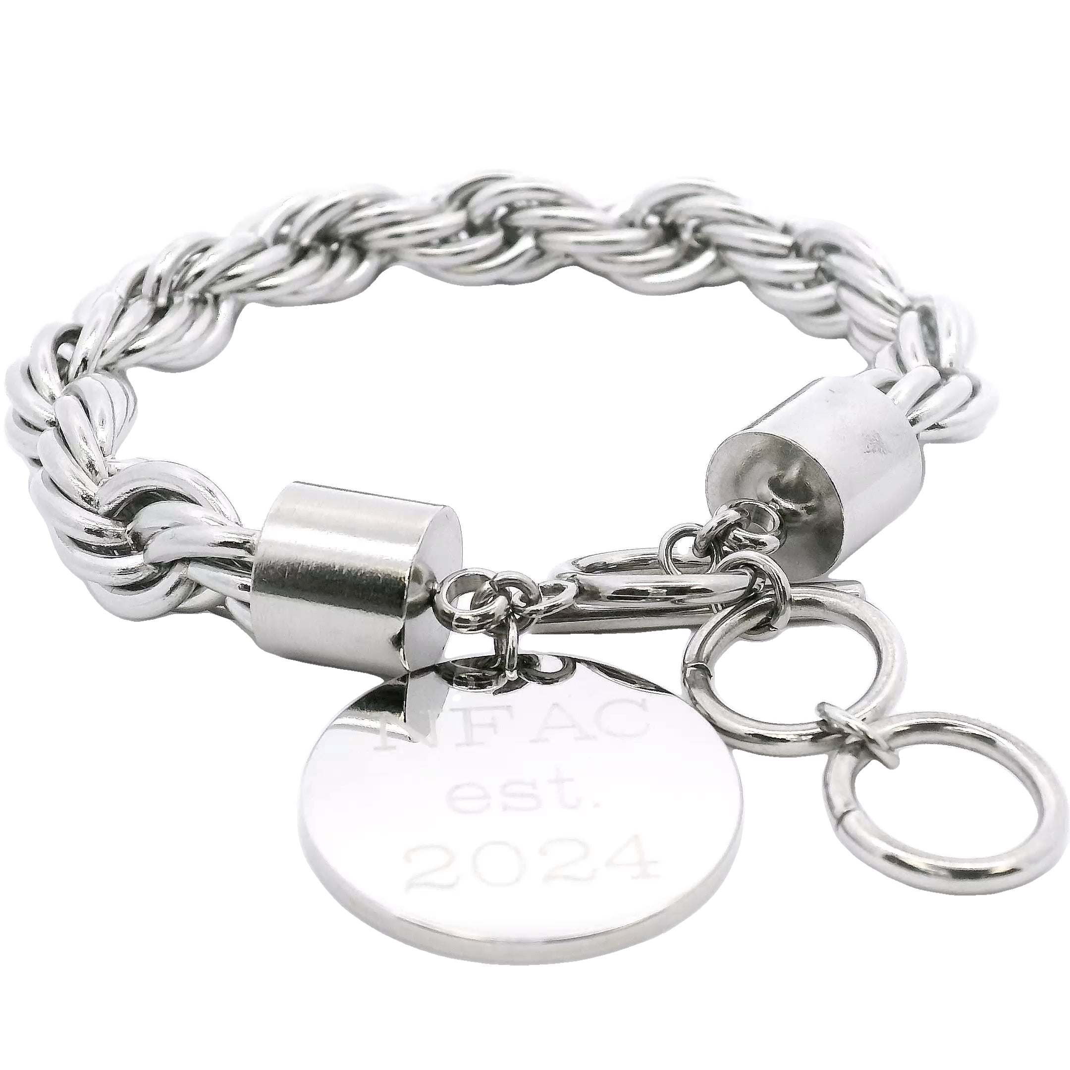Stainless Engravable Rope Bracelets