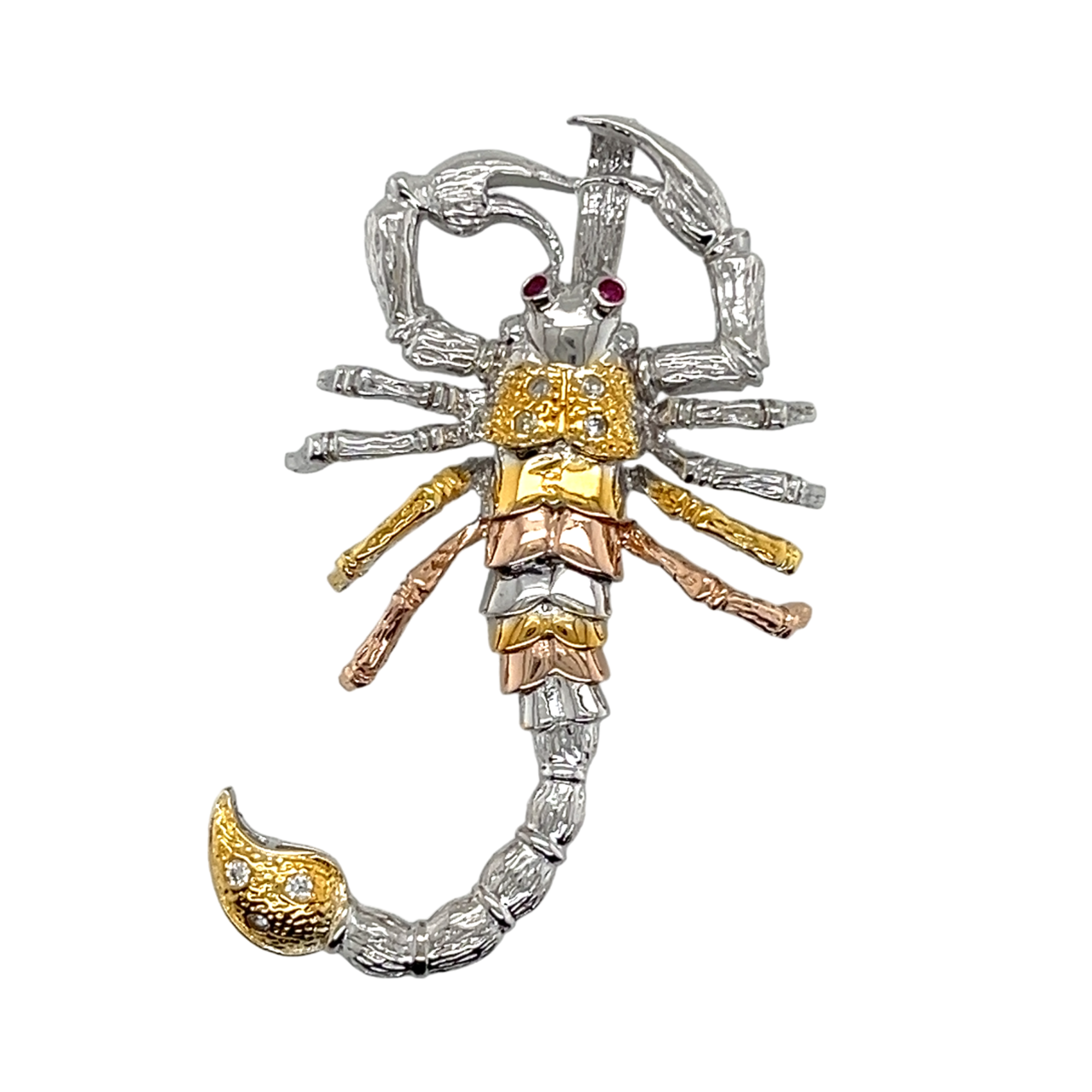 925 Mexican Sterling Silver Scorpion Pendant
