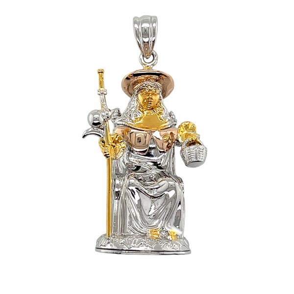 925 Mexican Sterling Silver Santo Niño de Atocha Pendant