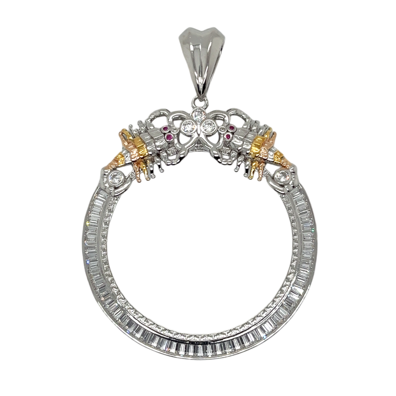 925 Mexican Sterling Silver Scorpio Centenario Pendant