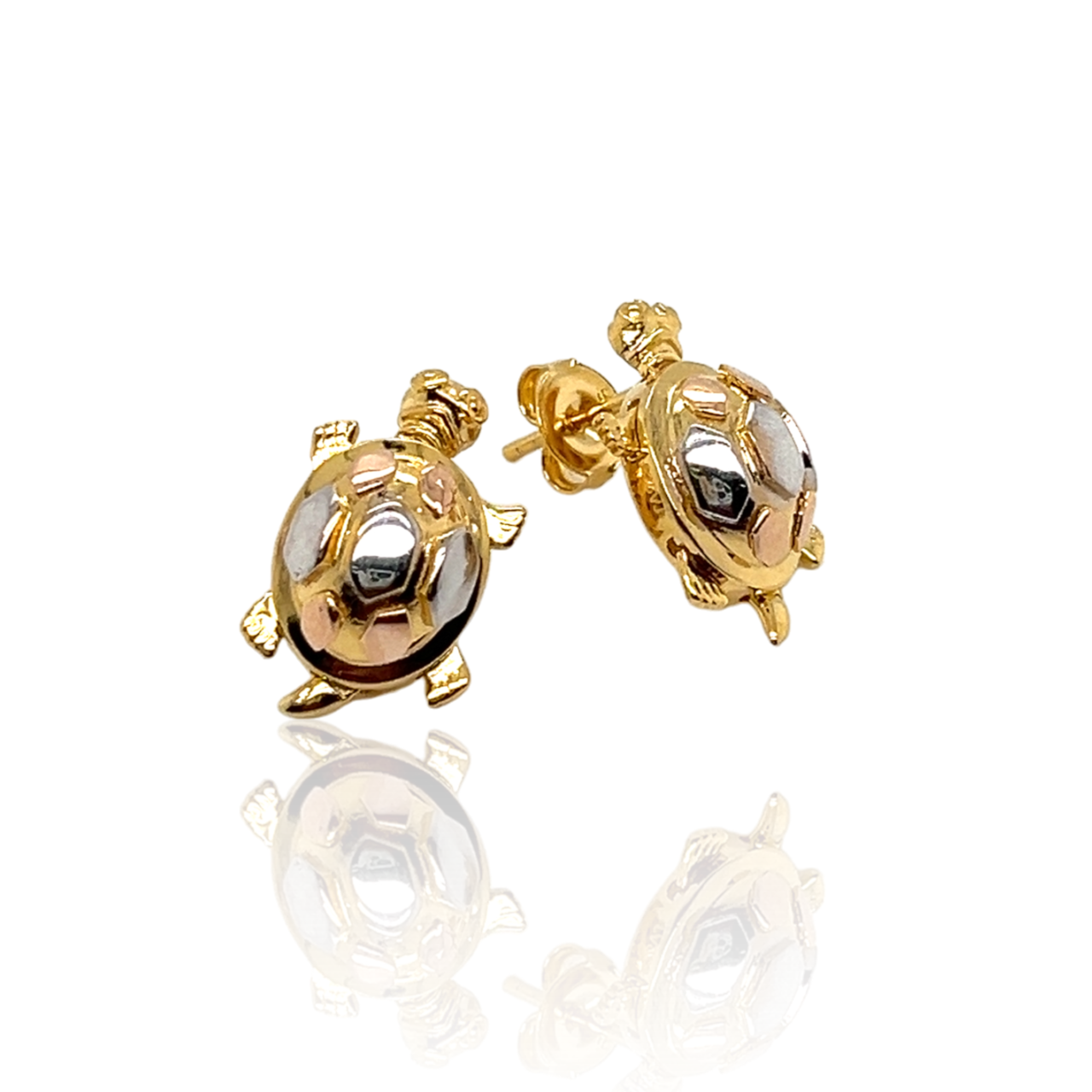 925 Mexican Sterling Silver Turtle Cascabel Sound Earrings