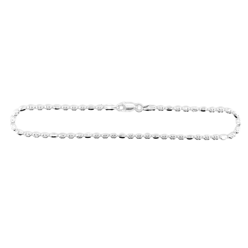 Italian Sterling Silver Diamond Cut Chain