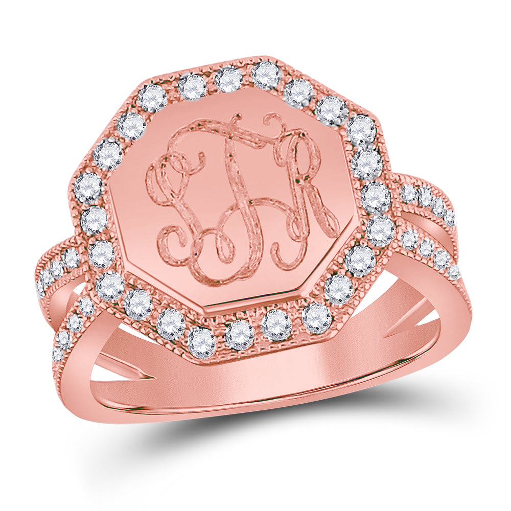 Sterling Silver Engravable Lisa Ring