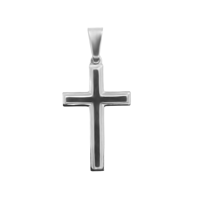 Sterling Silver Solid Cross Pendant