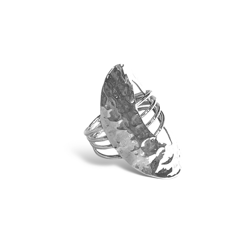 German Silver Ring Oval Design