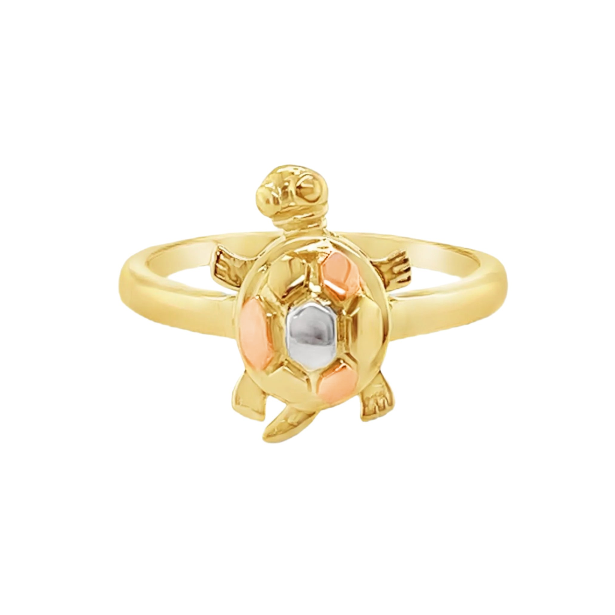 925 Sterling Silver Tri-tone Turtle Ring – Atlanta Jewelers Supply