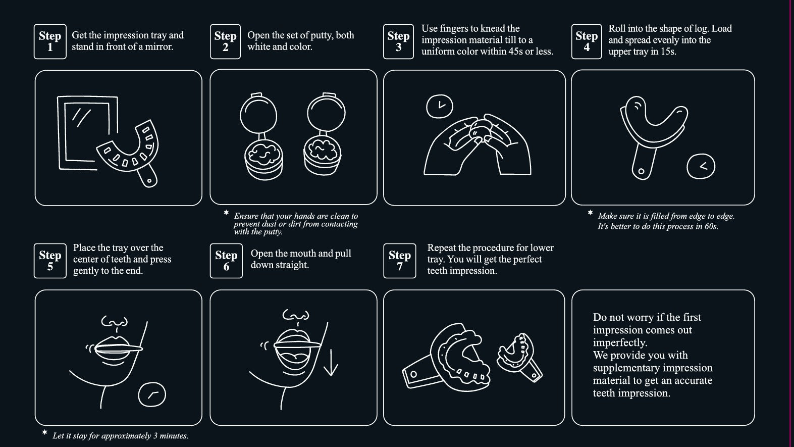 Dental Teeth Impression Kit for Grillz