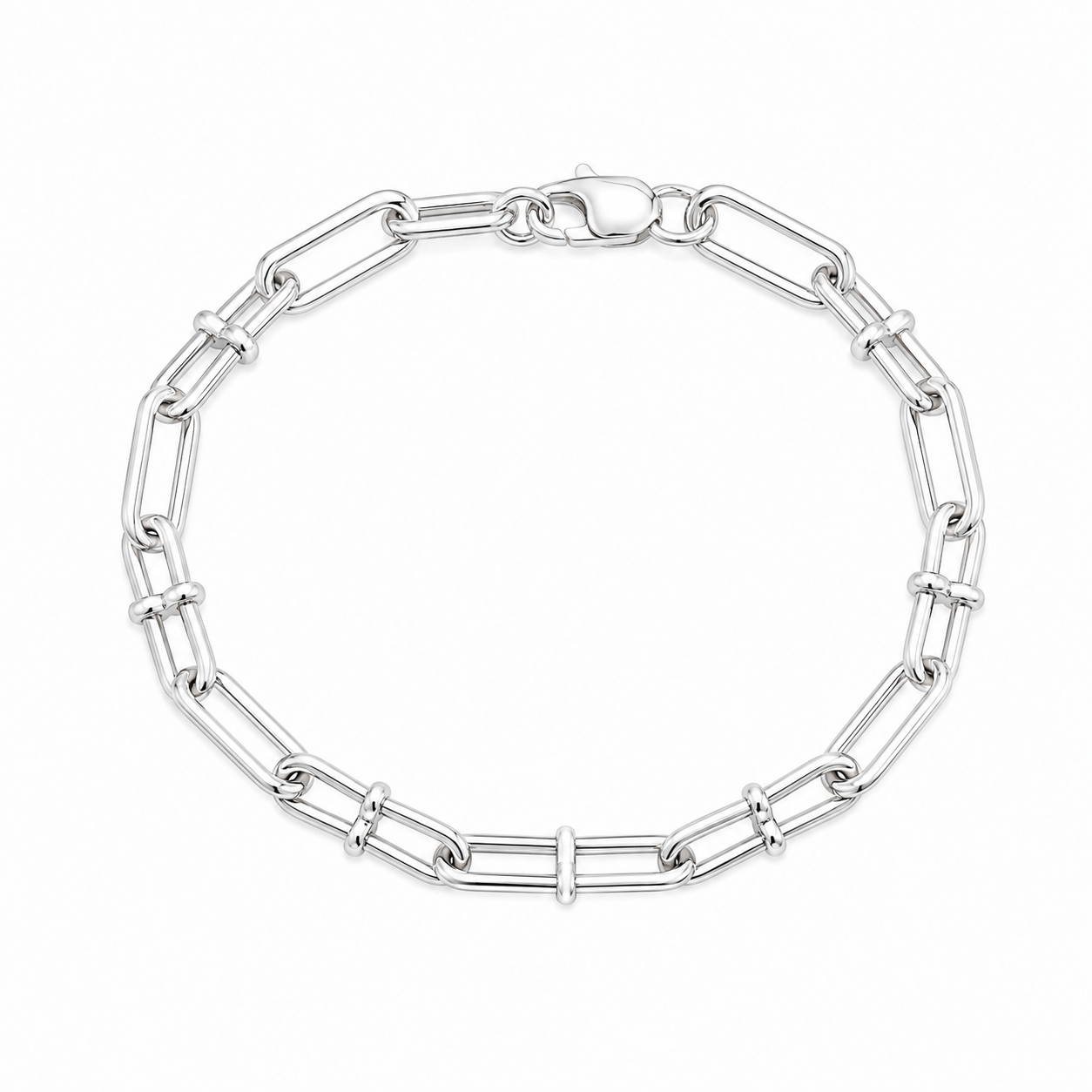 Italian Sterling Silver Granchio Chain