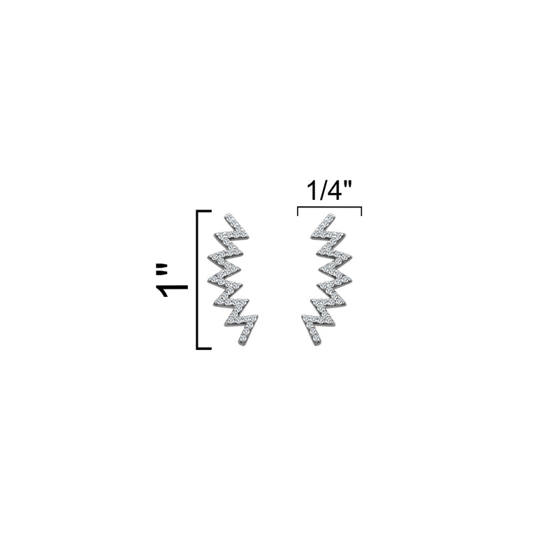 Zig Zag Threader Earrings