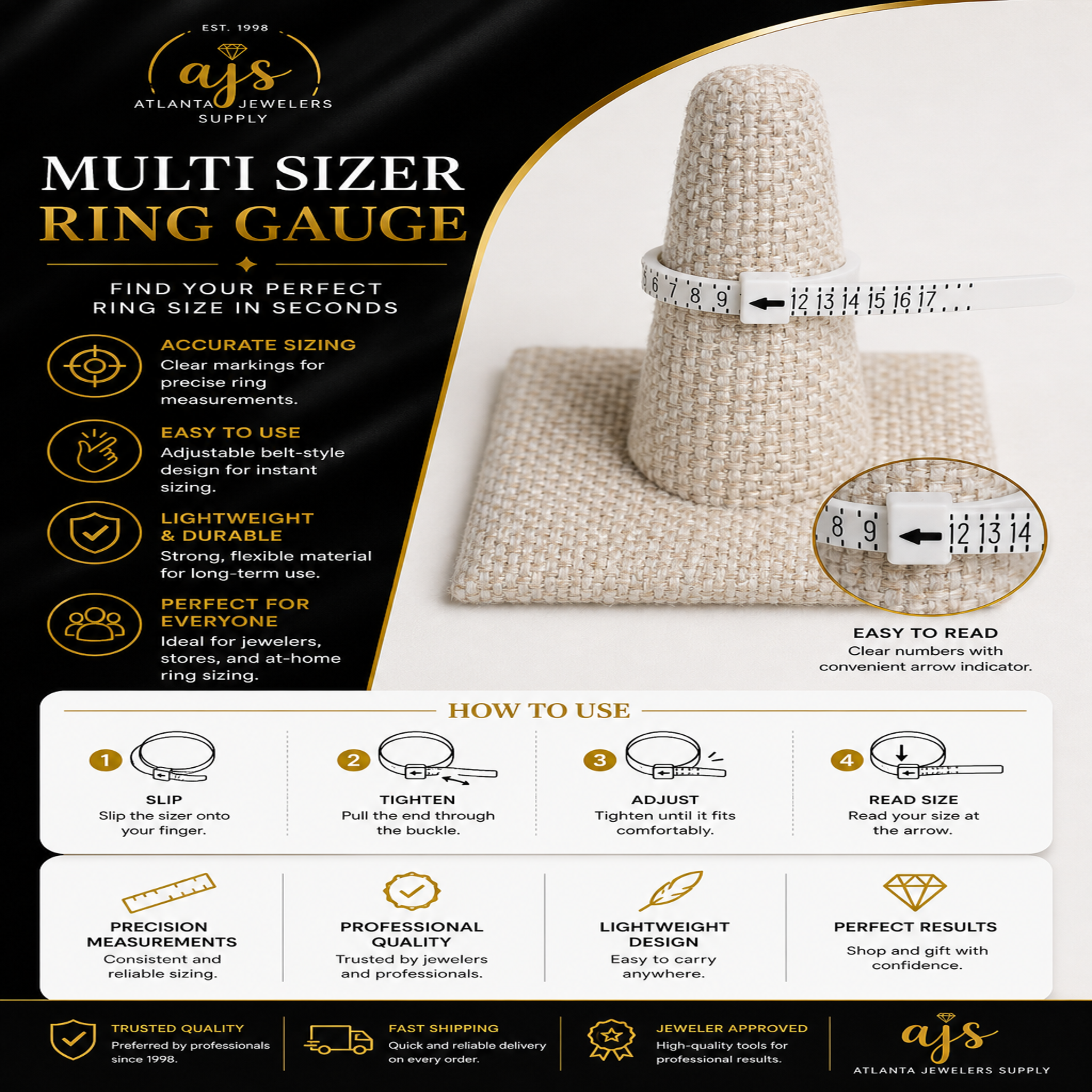 Multi Sizer Ring Gauge