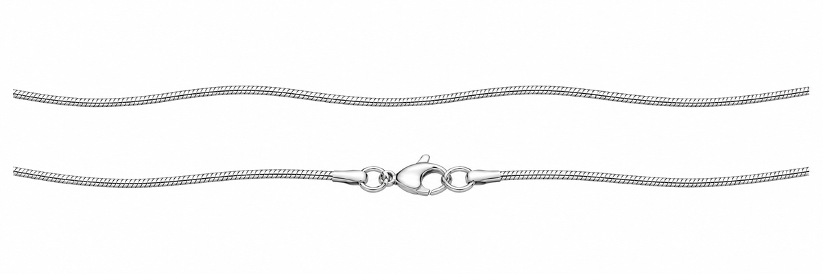 Sterling Silver 1mm Snake Chain Anklet W/ Lobster Clasp