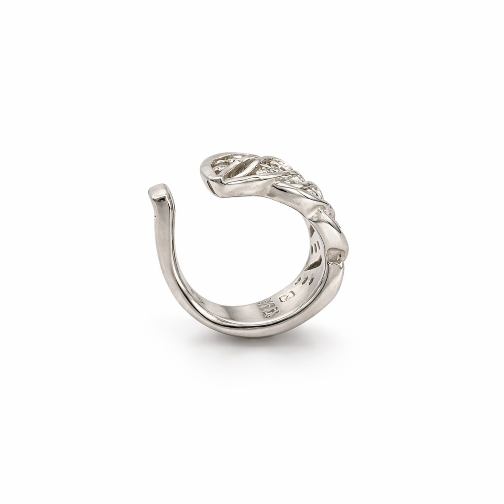 Sterling Silver CZ Cuff Earring
