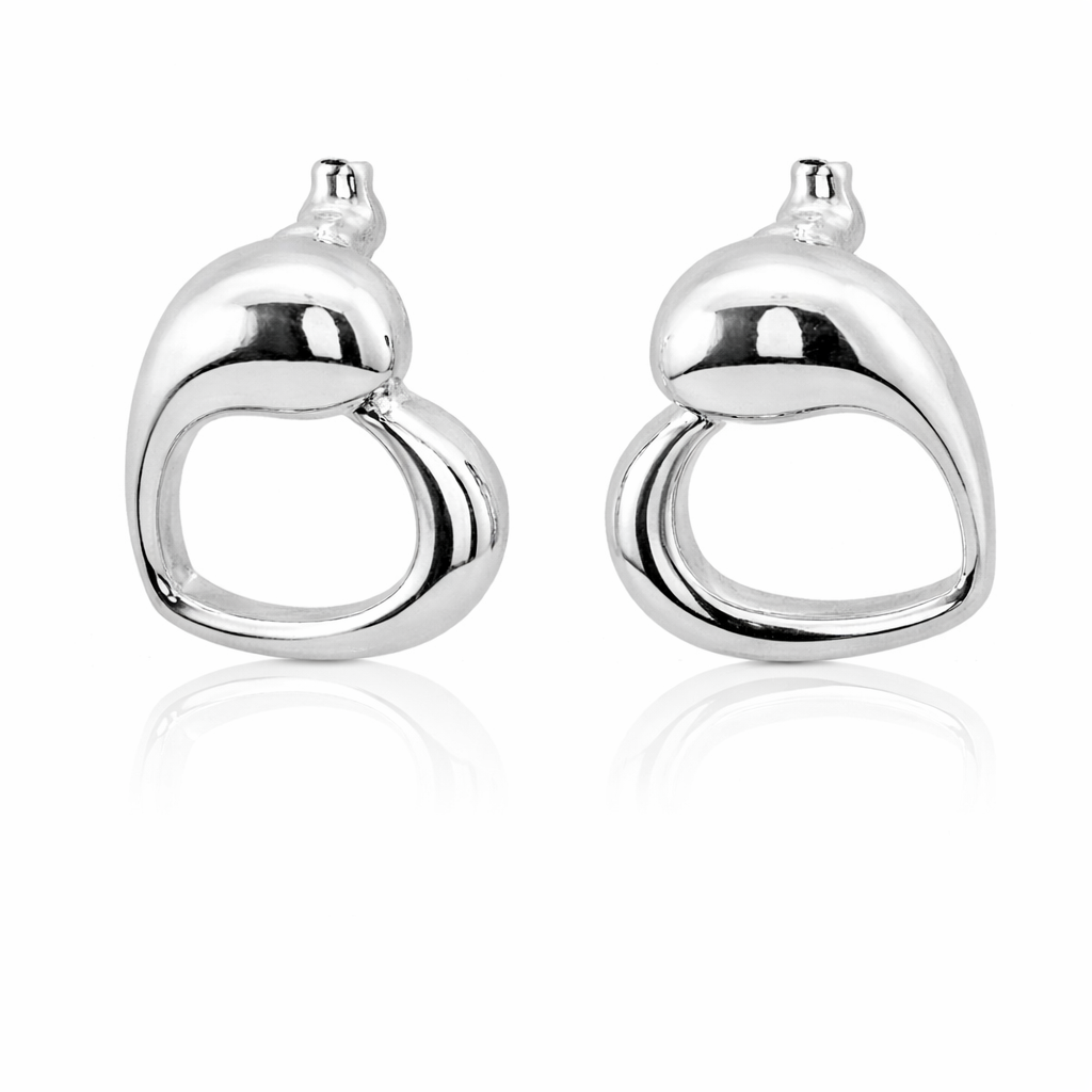 Sterling Silver Heart Earrings