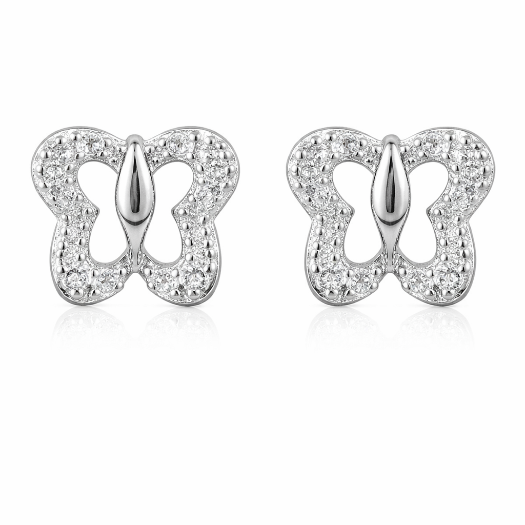 Sterling Silver Butterfly Earrings