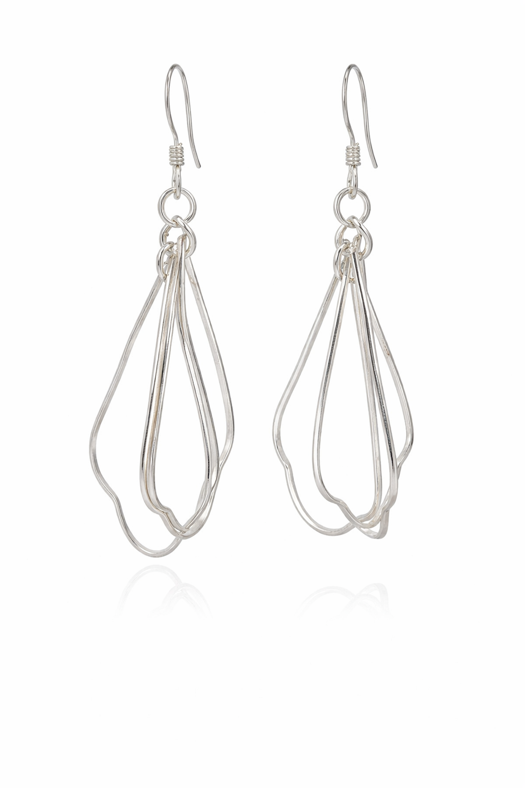Sterling Silver Chandelier Style Dangling Earrings